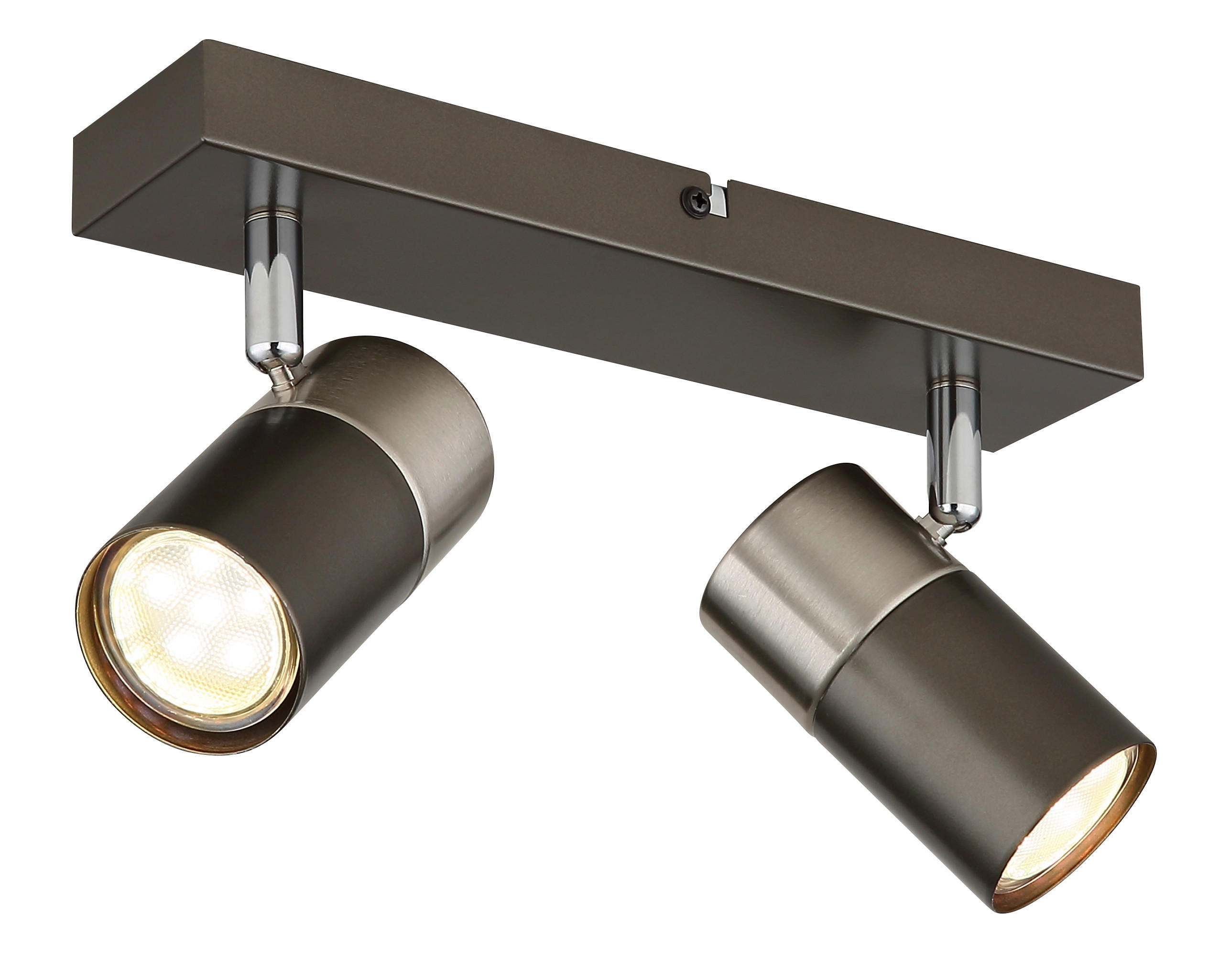 STRAHLER Solin 26/6/12 cm  - Schwarzchrom/Nickelfarben, Design, Metall (26/6/12cm) - Globo