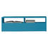 TV-ELEMENT Türkis - Türkis/Grau, Design, Kunststoff (139/44/41cm) - CARRYHOME