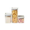 VORRATSDOSENSET 3-teilig  - Klar/Transparent, Basics, Kunststoff (19/14,9/22cm) - Mepal
