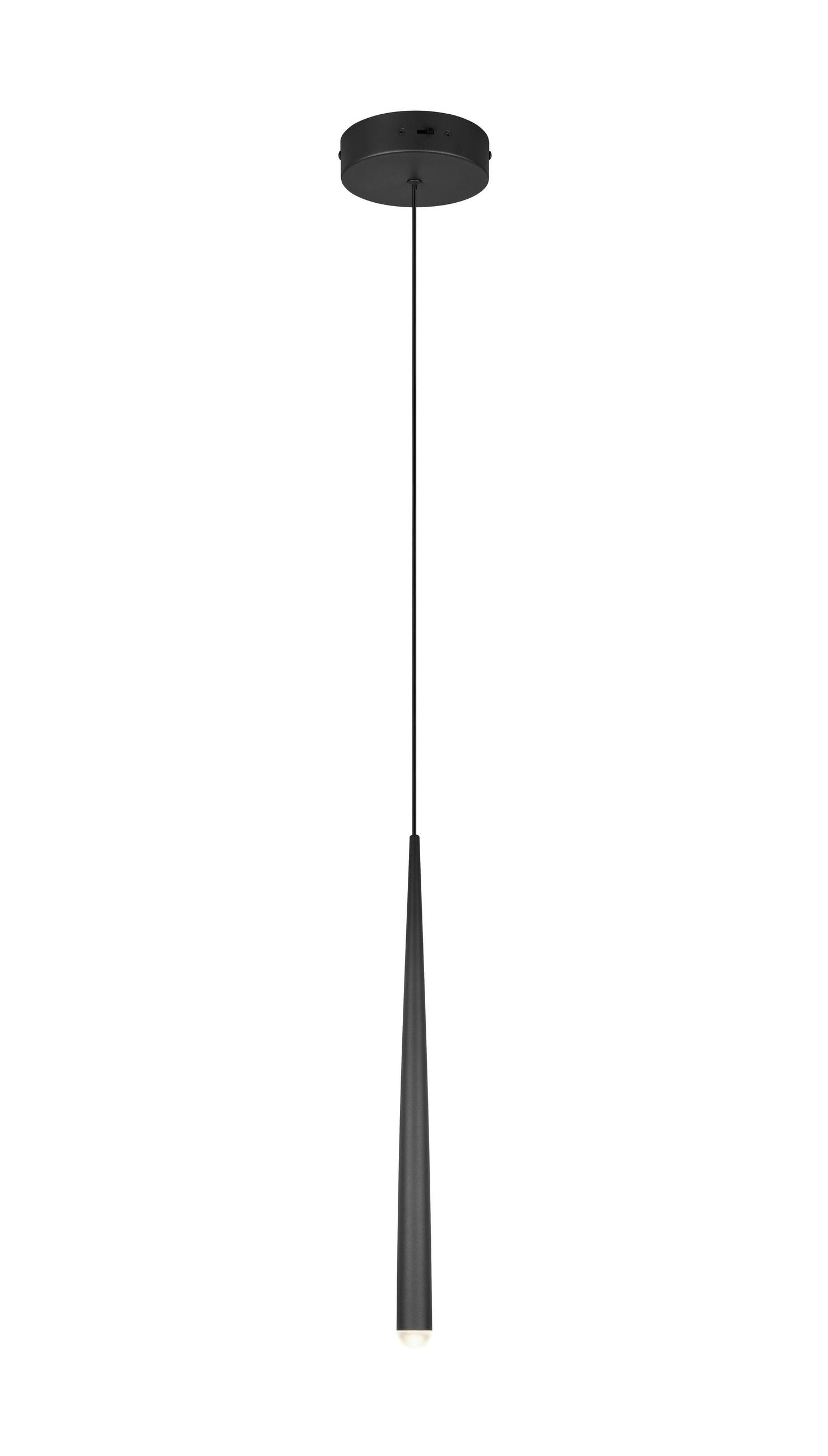 LED-HÄNGELEUCHTE 14/150 cm   - Schwarz, Design, Metall (14/150cm) - Trio Leuchten