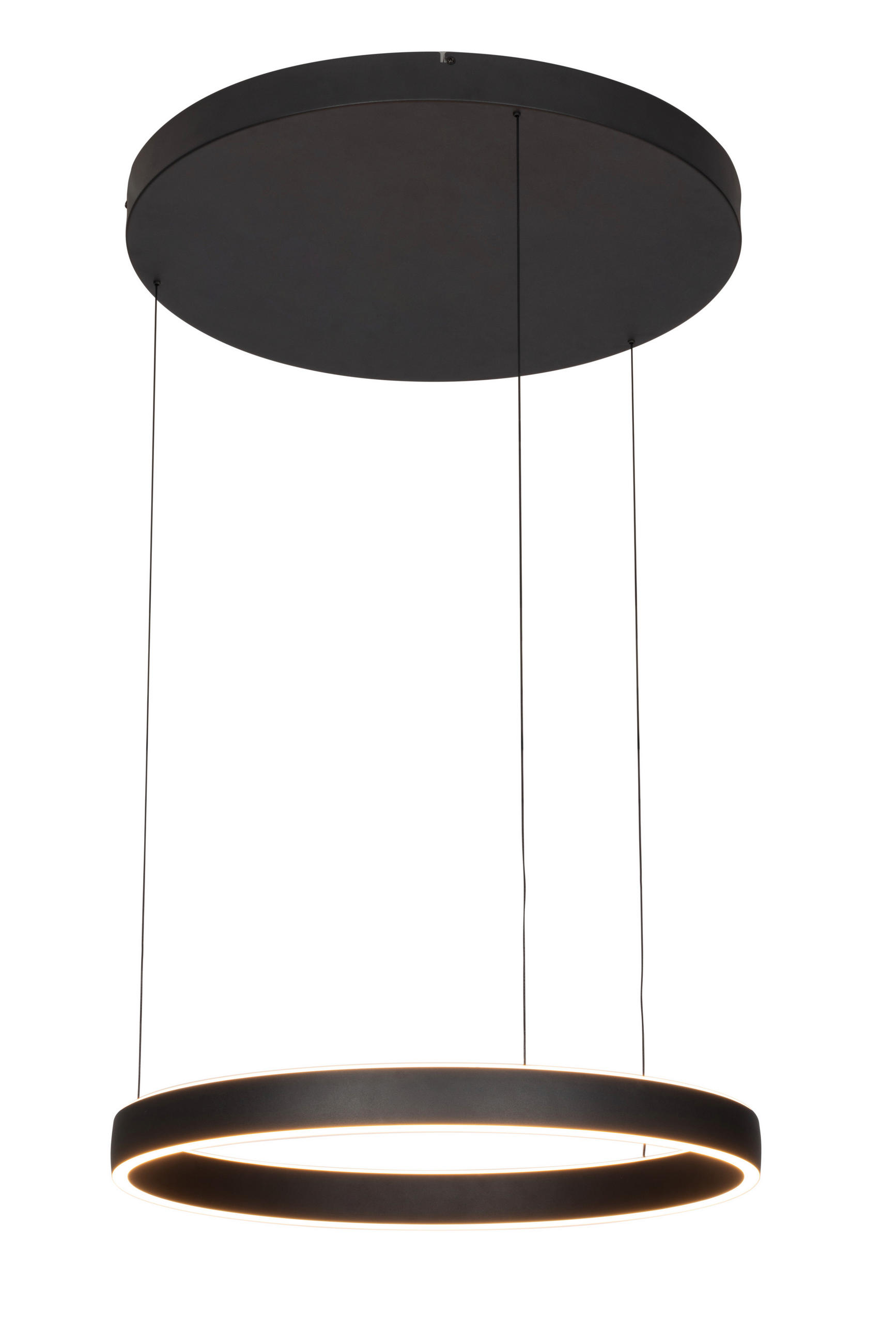 LED-HÄNGLAMPA Kent 60/170 cm  - svart, Design, metall/plast (60/170cm) - Dieter Knoll