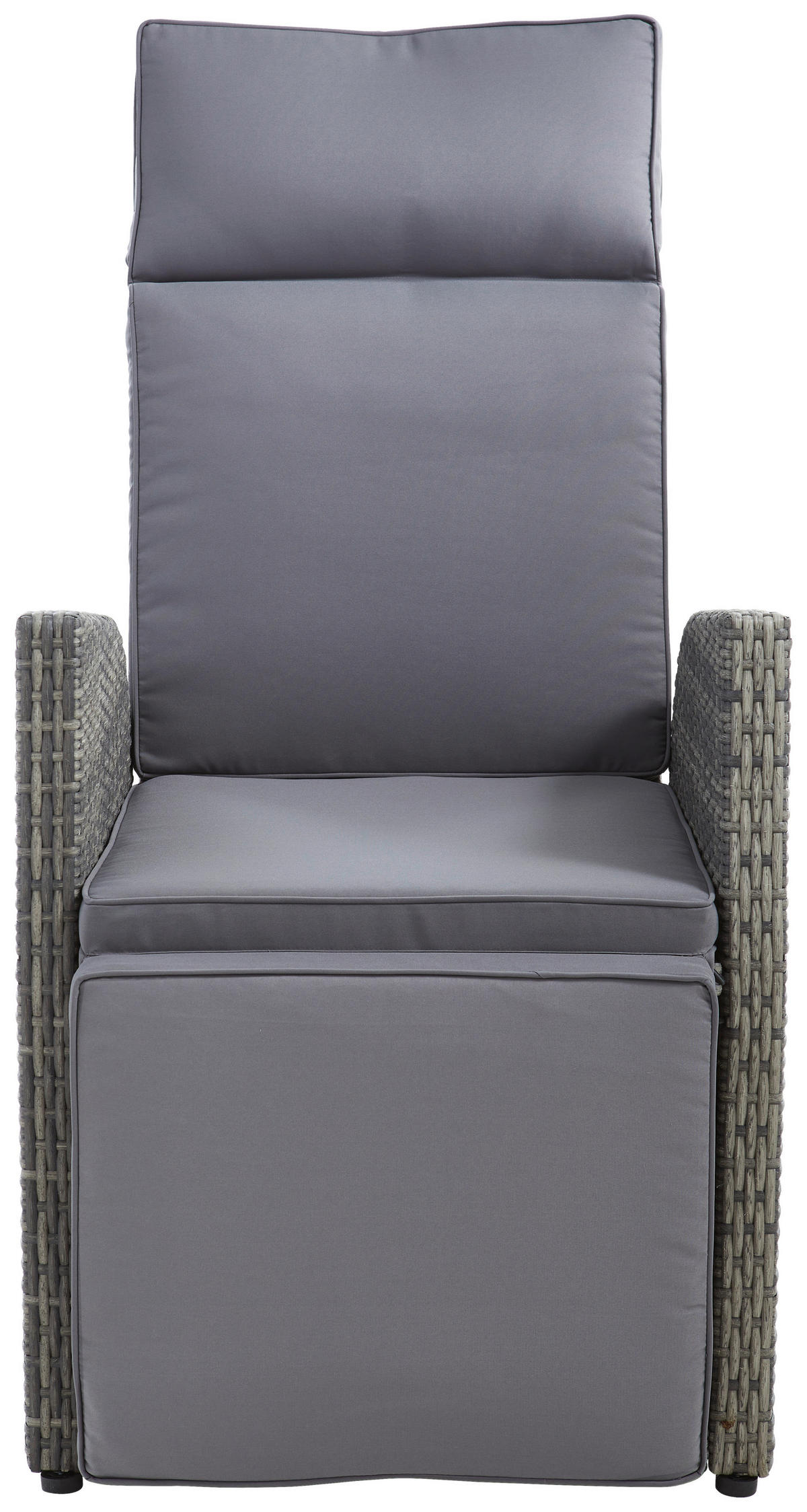 GARTEN-RELAXSESSEL 57/73/105 cm  - Grau, MODERN, Kunststoff/Textil (57/73/105cm) - Ambia Garden