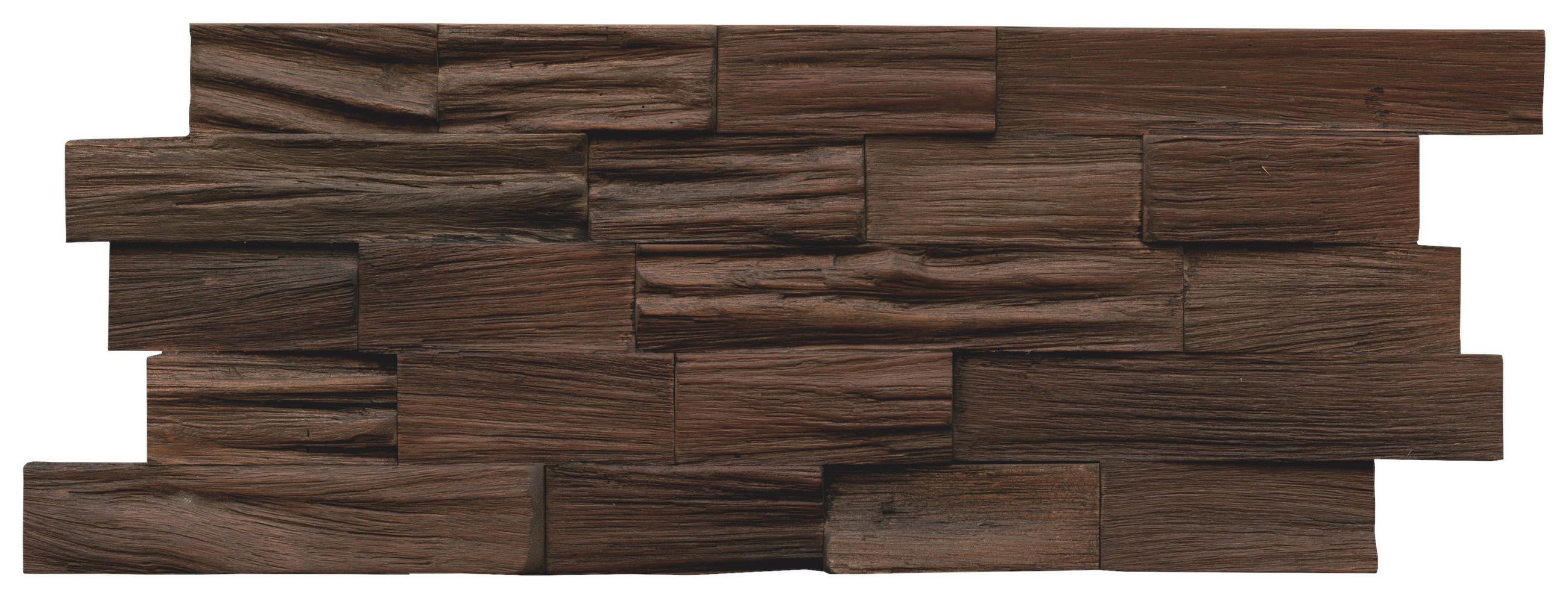XXXLutz Wandverkleidung Axewood Fsc Dunkelbraun 20x1.8x50 cm