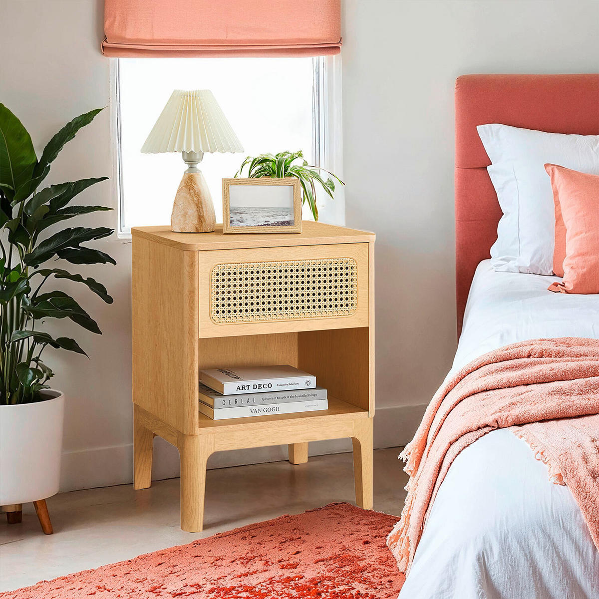 BEISTELLTISCH Naturfarben quadratisch  - Naturfarben, MODERN, Holzwerkstoff (45/40/60cm) - MID.YOU