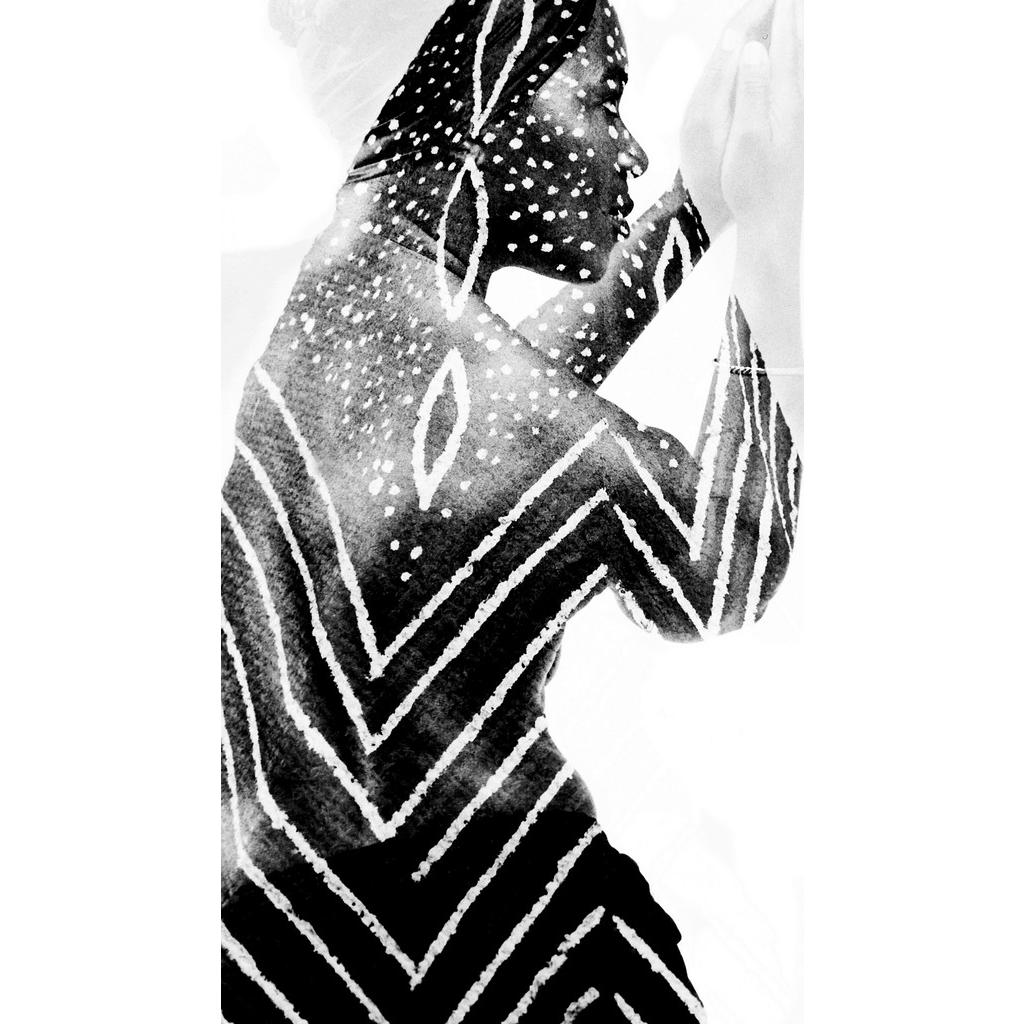 Thumbnail - Wandkraft Bild Angèle Etoundi Essamba, Schwarz, Kunststoff, 70x118x10 cm, einfache und schnelle Anbringung, Bilder und Z...