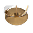 LED-STEHLEUCHTE 25/137 cm    - Goldfarben/Weiß, Design, Kunststoff/Metall (25/137cm) - Dieter Knoll