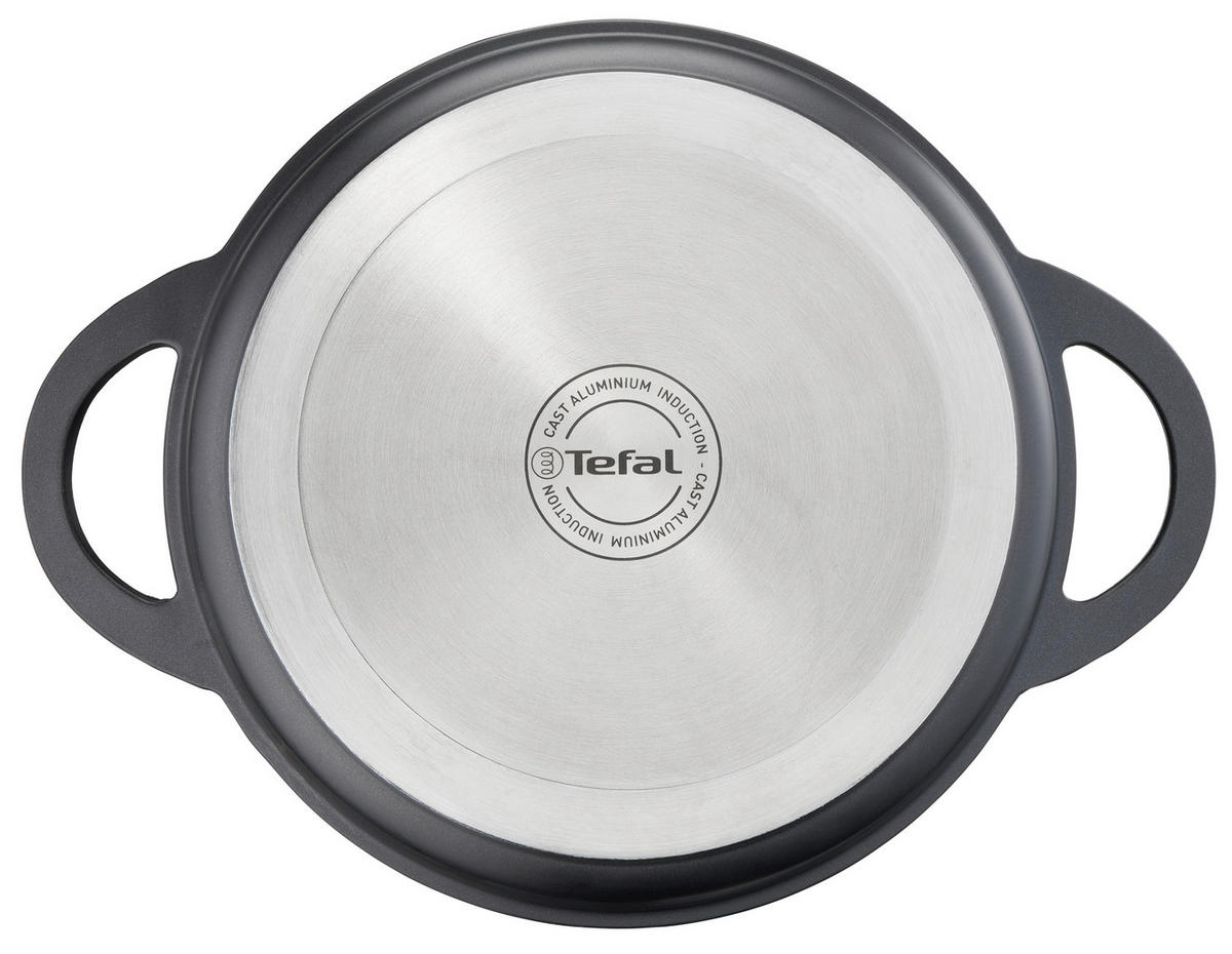 SERVIERPFANNE  - Schwarz, Basics, Metall (49,6/30,1/10,3cm) - Tefal