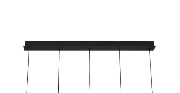 LED-HÄNGELEUCHTE 90/10/180 cm  - Klar/Schwarz, Design, Glas/Metall (90/10/180cm) - Dieter Knoll