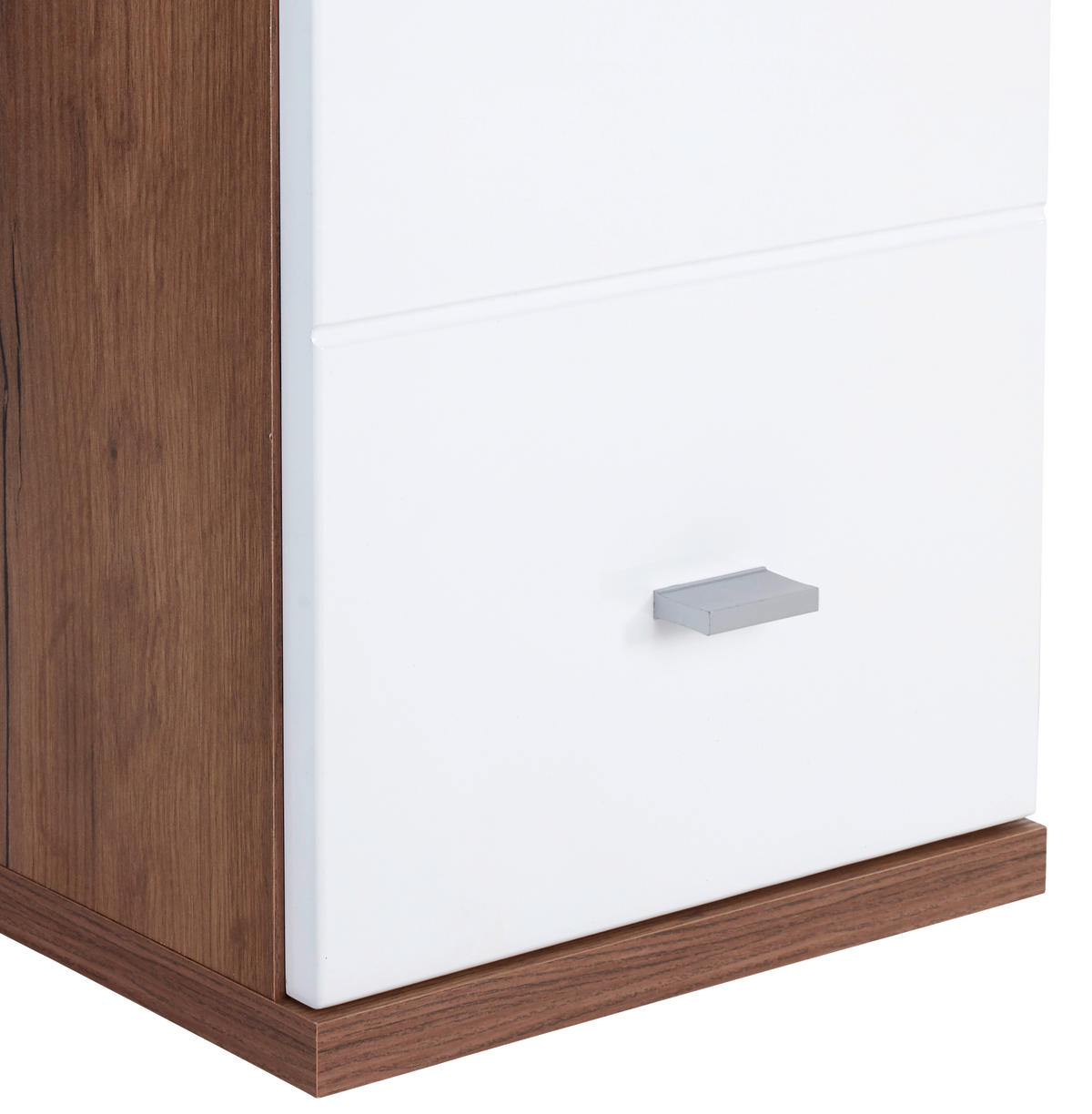 HÄNGESCHRANK 35/70/25 cm  - Eichefarben/Alufarben, KONVENTIONELL, Holzwerkstoff/Kunststoff (35/70/25cm) - MID.YOU