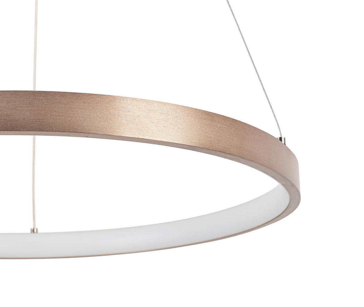 LED LUSTER  50/120 cm      - kapućino, Osnovno, metal/plastika (50/120cm) - Ambiente