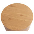 BEISTELLTISCH 60/60/30 cm Eichefarben rund  - Eichefarben, Design, Holzwerkstoff (60/60/30cm) - Xora