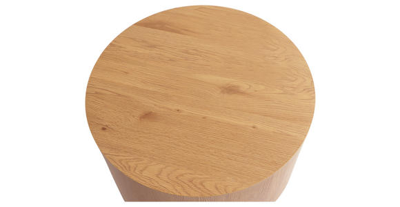 BEISTELLTISCH 60/60/30 cm Eichefarben rund  - Eichefarben, Design, Holzwerkstoff (60/60/30cm) - Xora