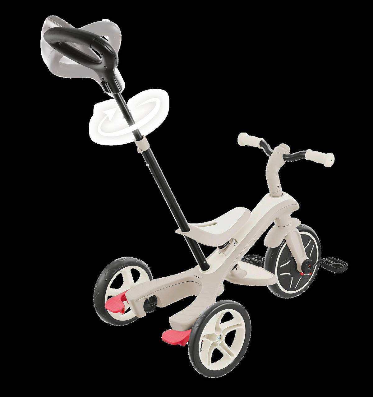 DREIRAD EXPLORER TRIKE 4in1 ECO  - Perlmutt, Basics, Kunststoff (95/47/97,5cm) - GLOBBER