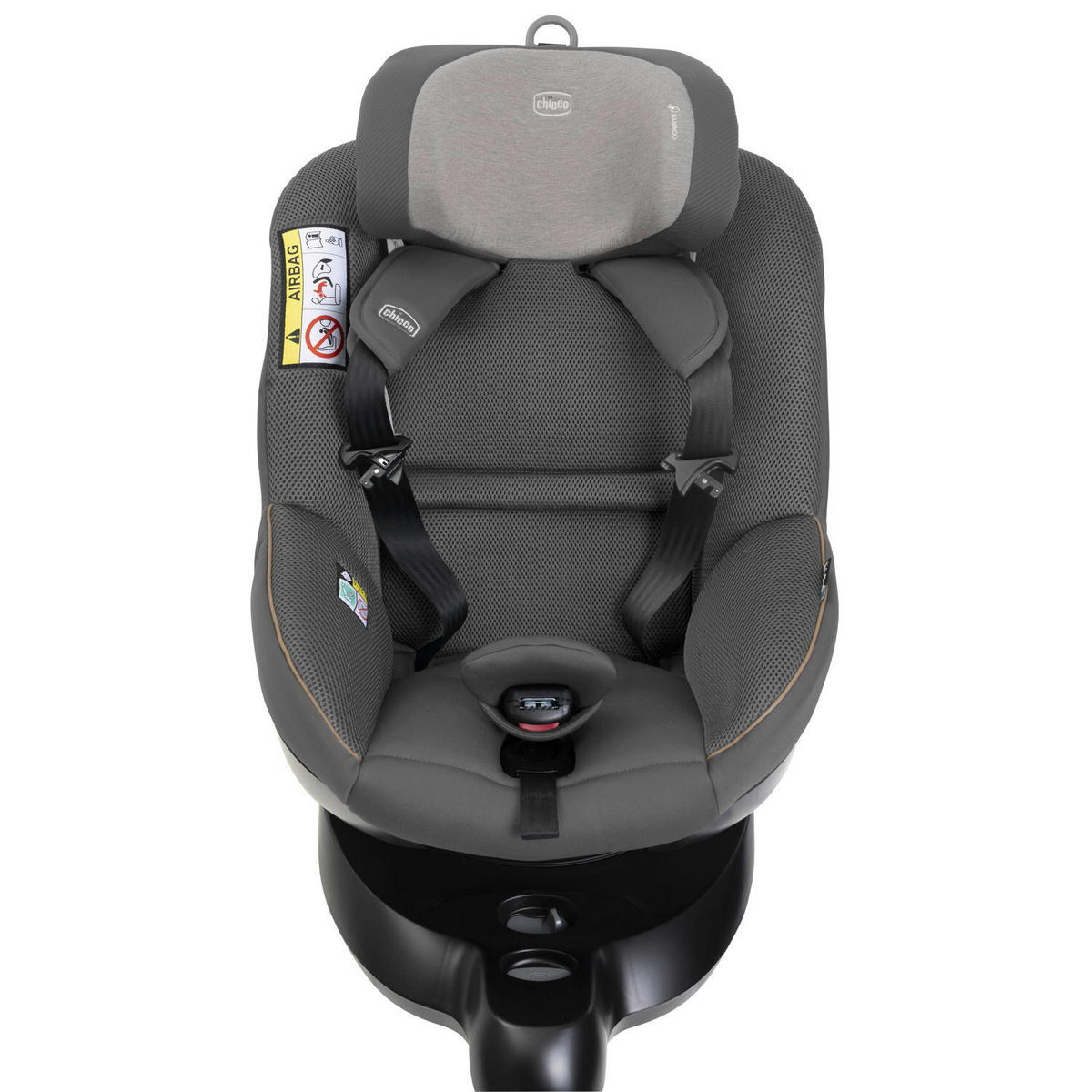 KINDERAUTOSITZ 105 I-Size  - Dunkelgrau/Hellgrau, Basics, Textil (47/114/60cm) - Chicco