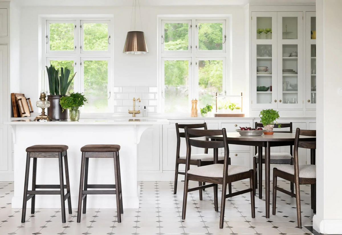 BARPALL i brun, mörkbrun  - brun/mörkbrun, Klassisk, trä/textil (40/68/40cm) - Rowico