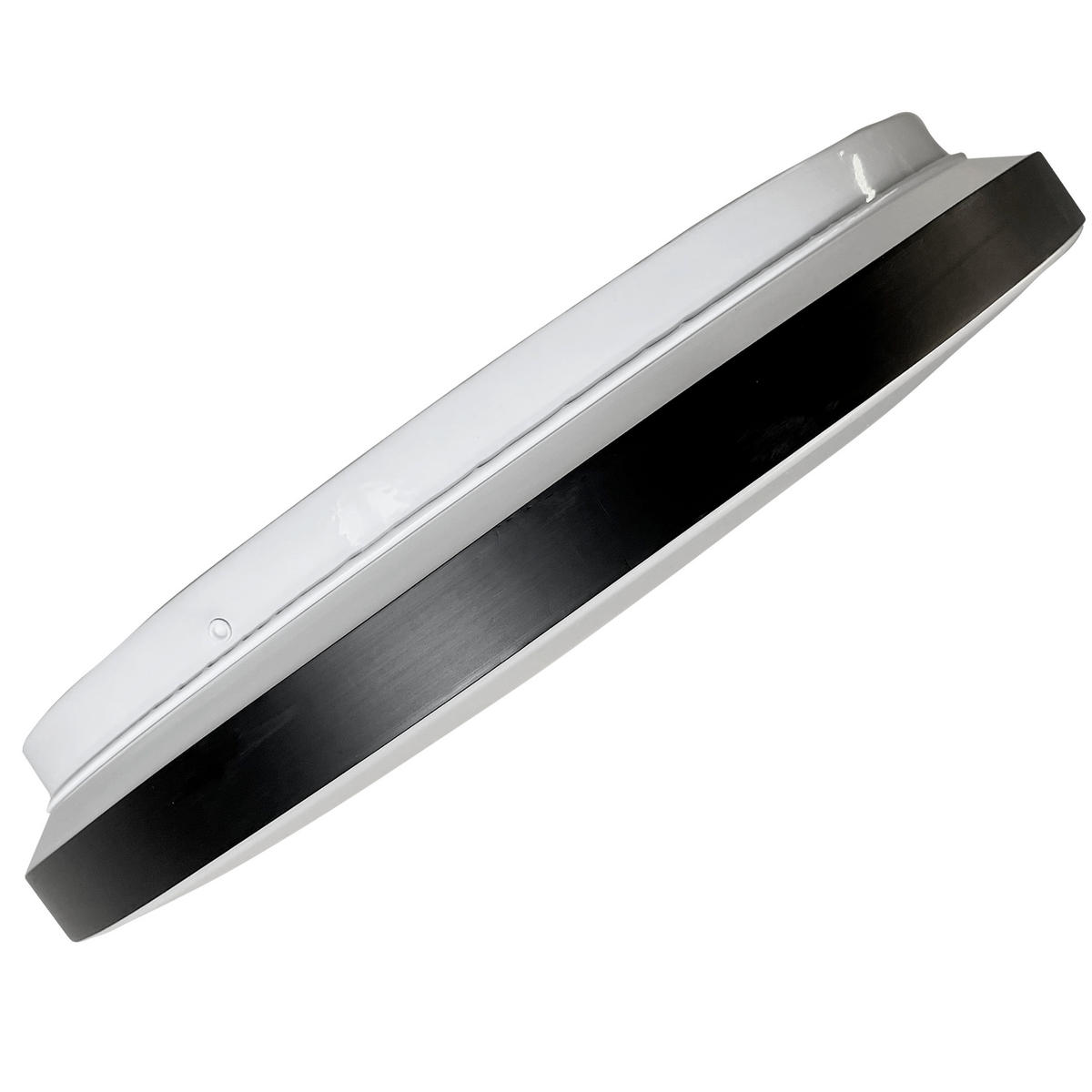 LED-DECKENLEUCHTE Babilon  6.5/38/38 cm  - Schwarz, Design, Kunststoff (6.5/38/38cm)