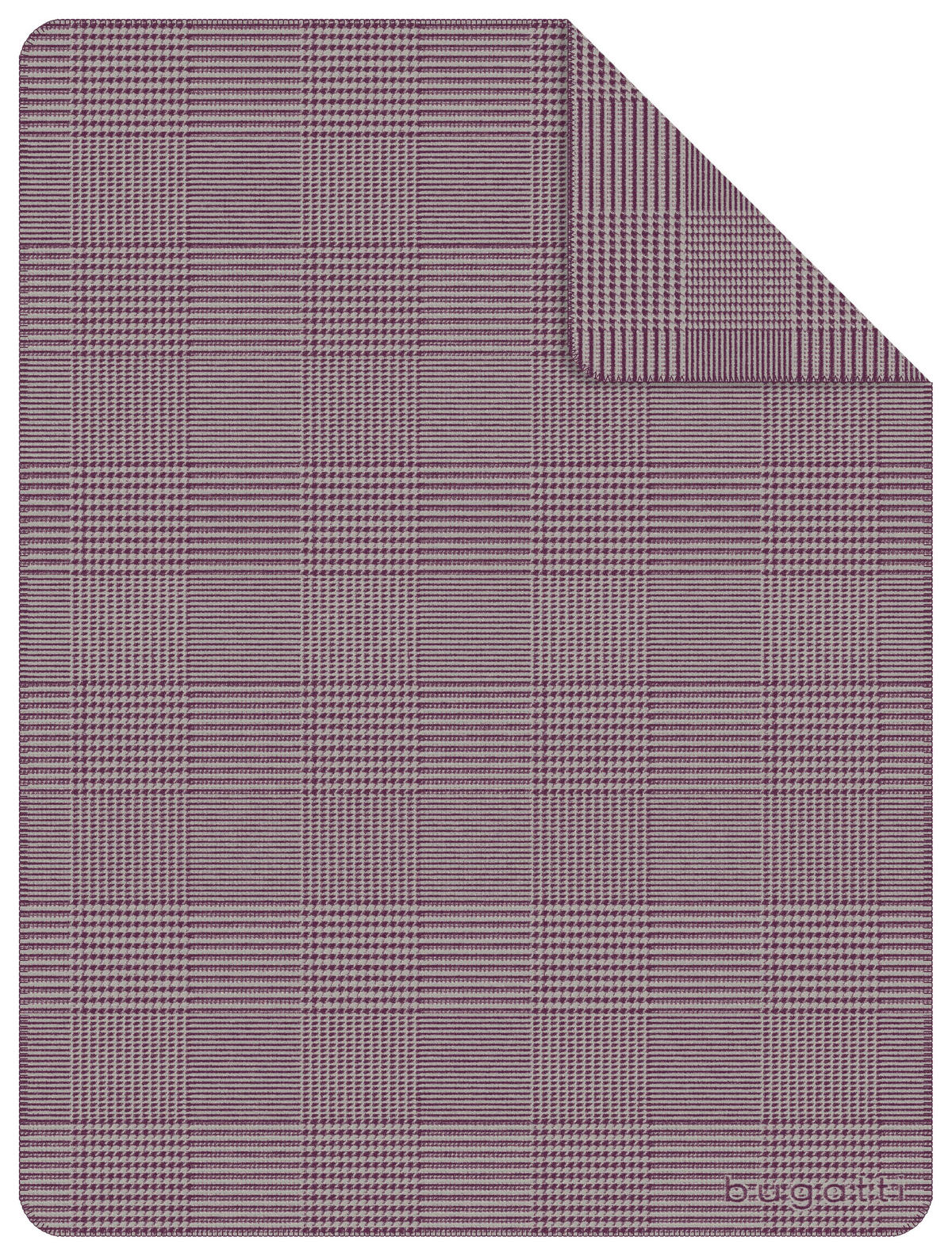 DECKE 3530 Lila 150/200 cm  - Lila, KONVENTIONELL, Textil (150/200cm) - Bugatti
