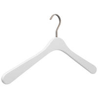 ŠATNÍ RAMÍNKO - bílá, Design, kov/dřevo (45cm)