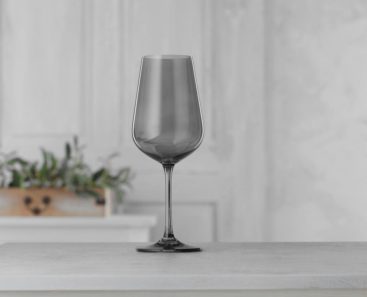 WEISSWEINGLAS 360 ml  - Grau, Basics, Glas (0,36l) - Bohemia