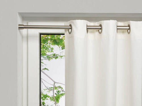 KLEMMSTANGE 120-220 cm  - Grau Hochglanz, Design, Metall (120-220cm) - Homeware