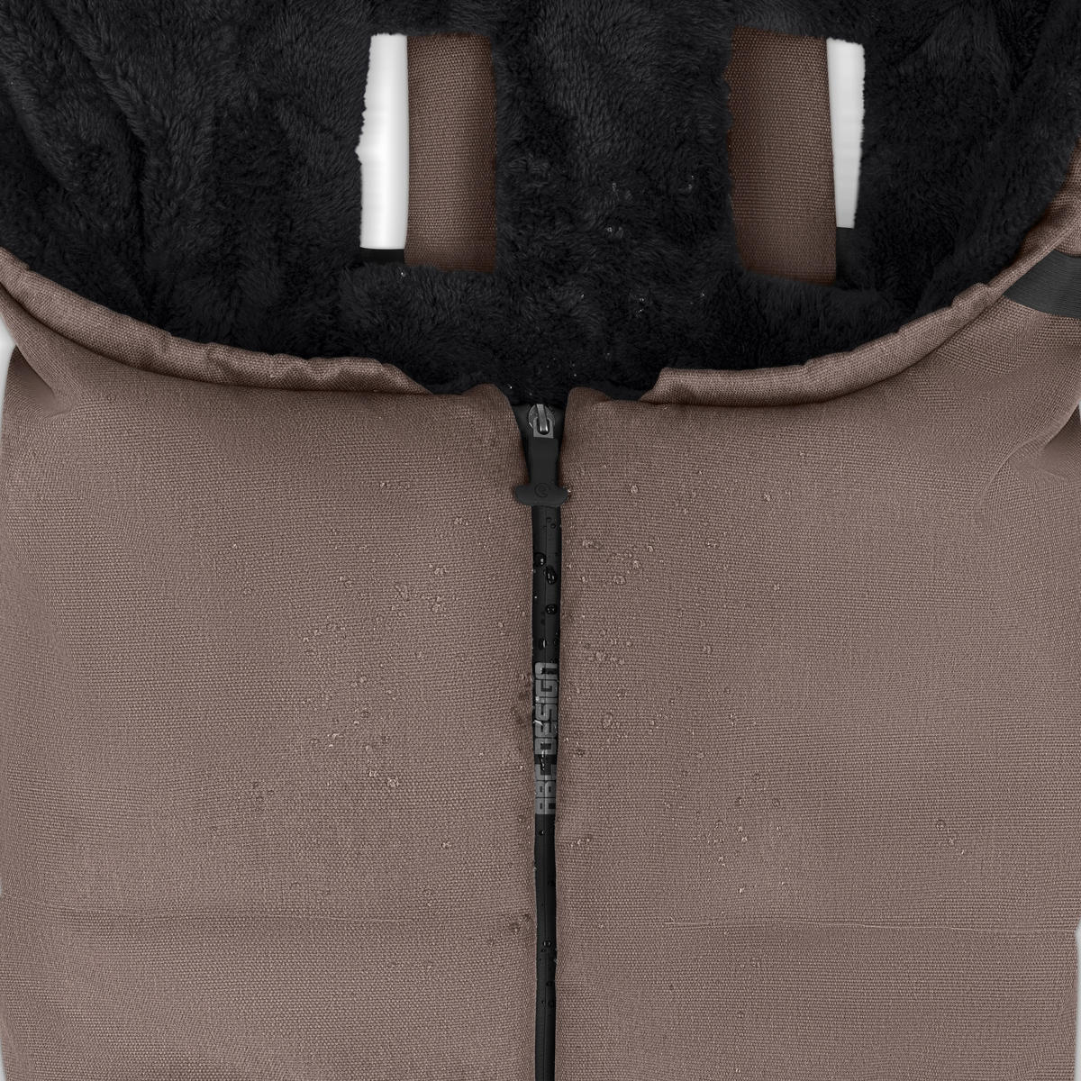 FUßSACK Winterfußsack  - Graubraun, Basics, Textil (98/47/8cm) - ABC Design