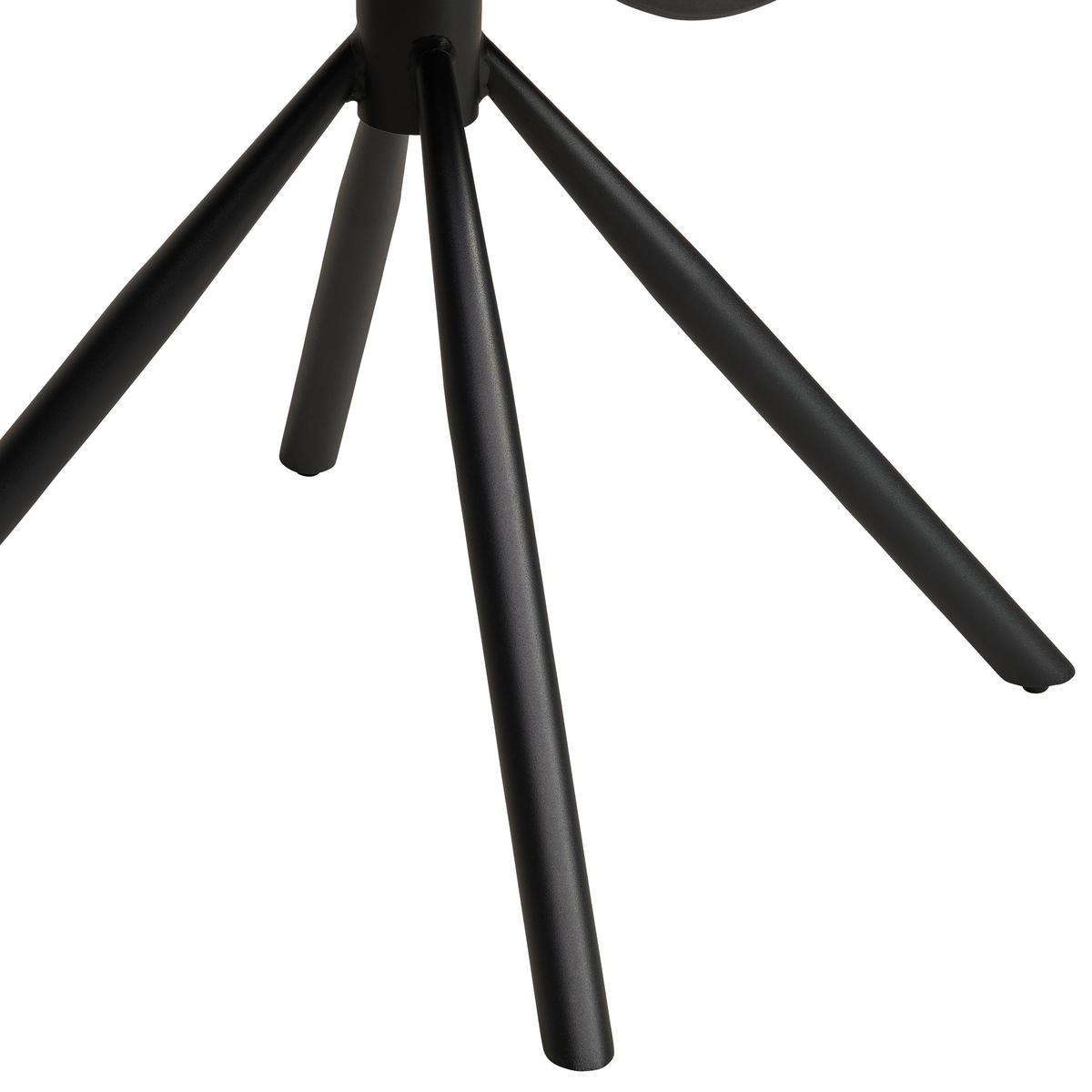 ARMLEHNSTUHL  in Eisen matt  - Schwarz, MODERN, Kunststoff/Metall (58/88/58cm) - MID.YOU