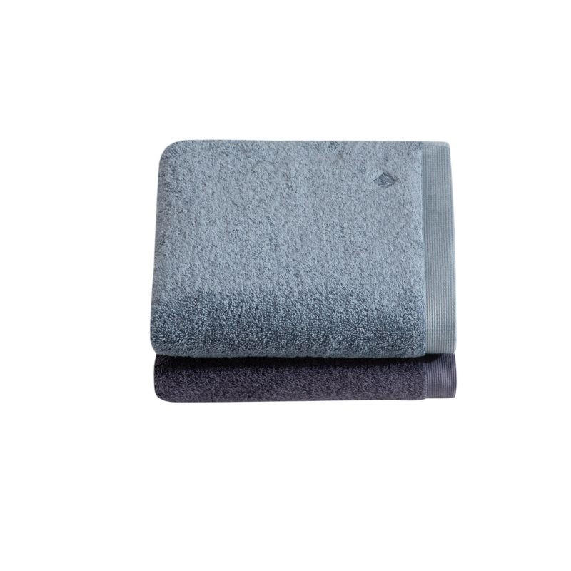 BADETUCH High Line Blau 100/150 cm  - Blau, Basics, Textil (100/150cm) - Vossen