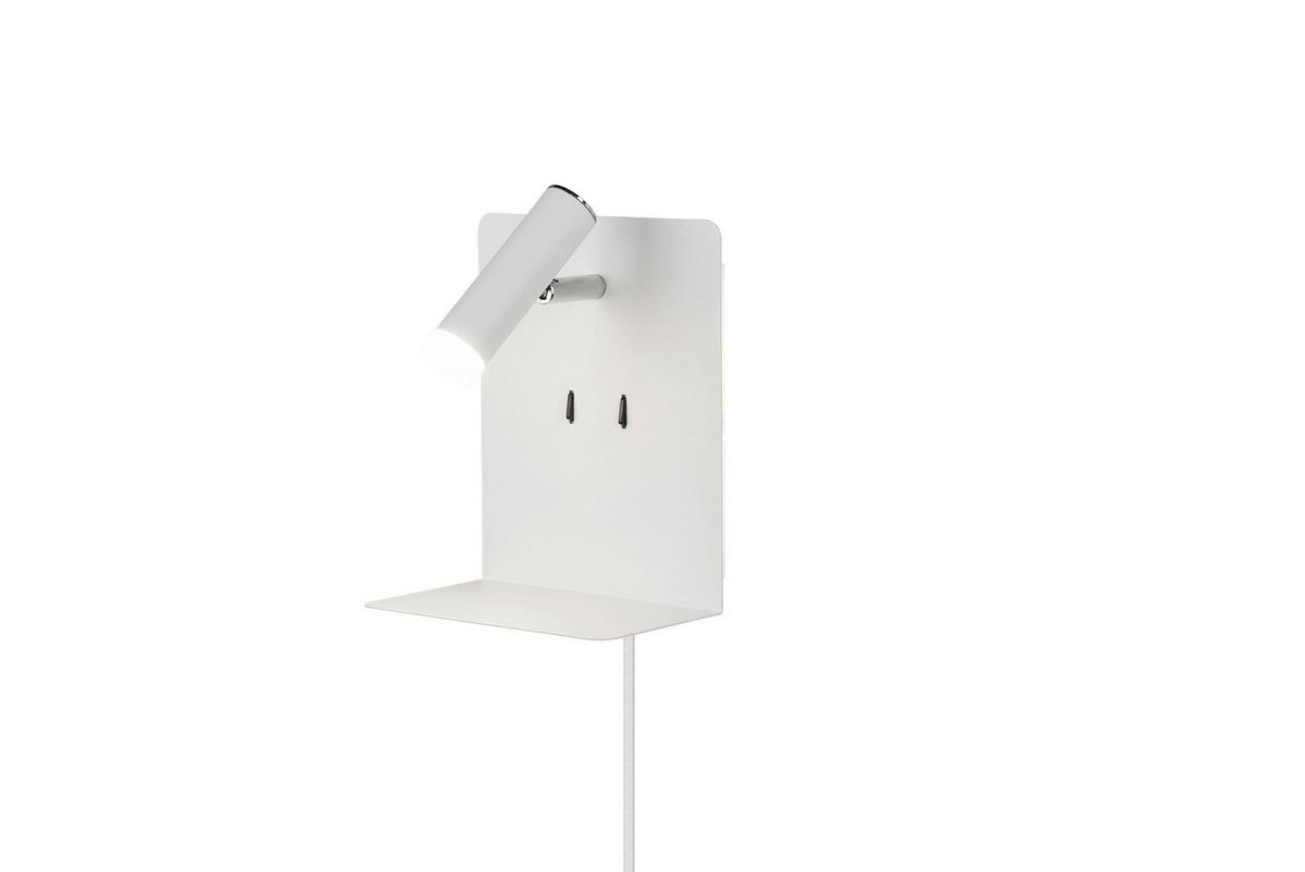 LED-WANDLEUCHTE - Weiss, Basics, Metall (20/16/14cm) - Trio Leuchten