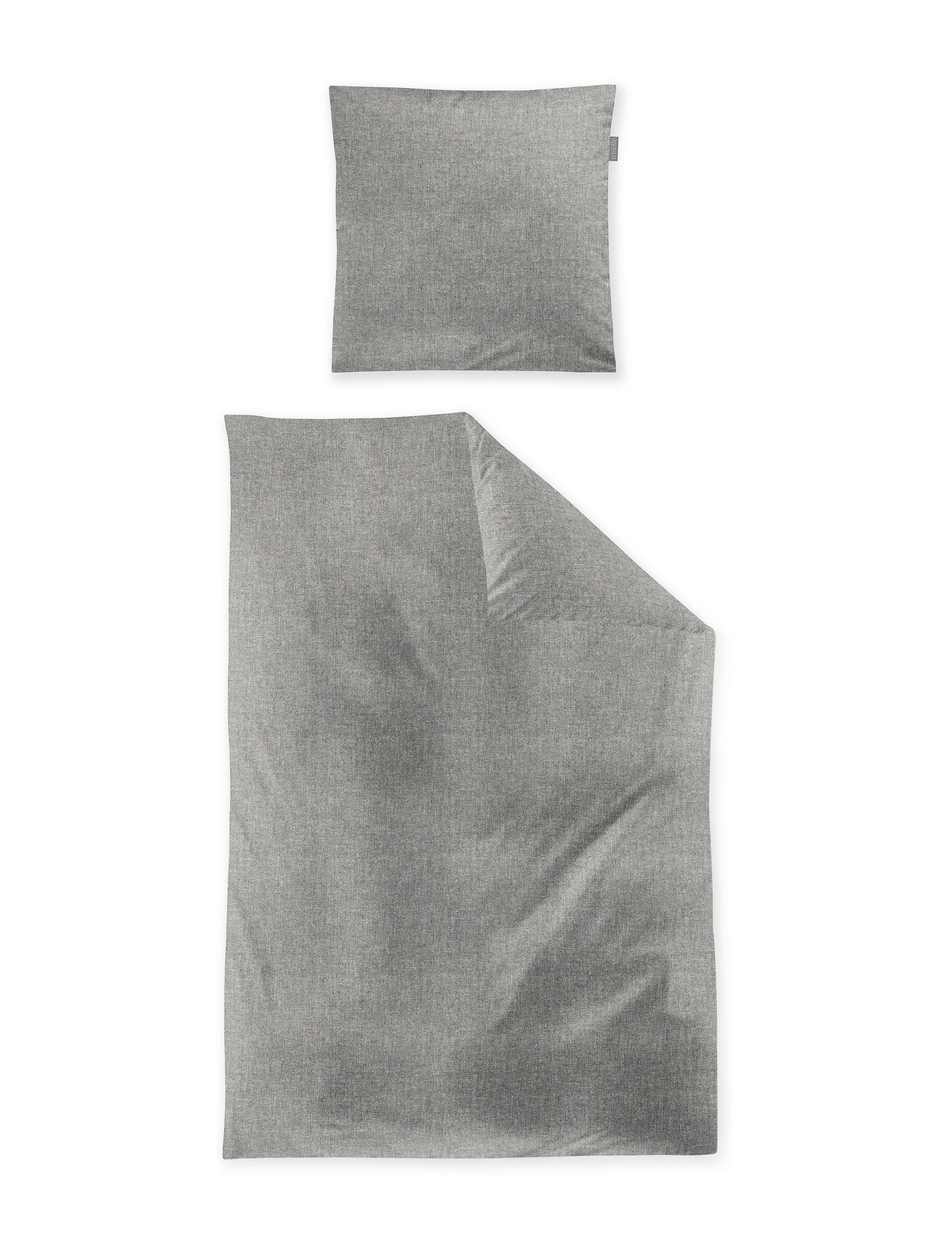 Irisette Bettwäsche Silber 155x200 cm