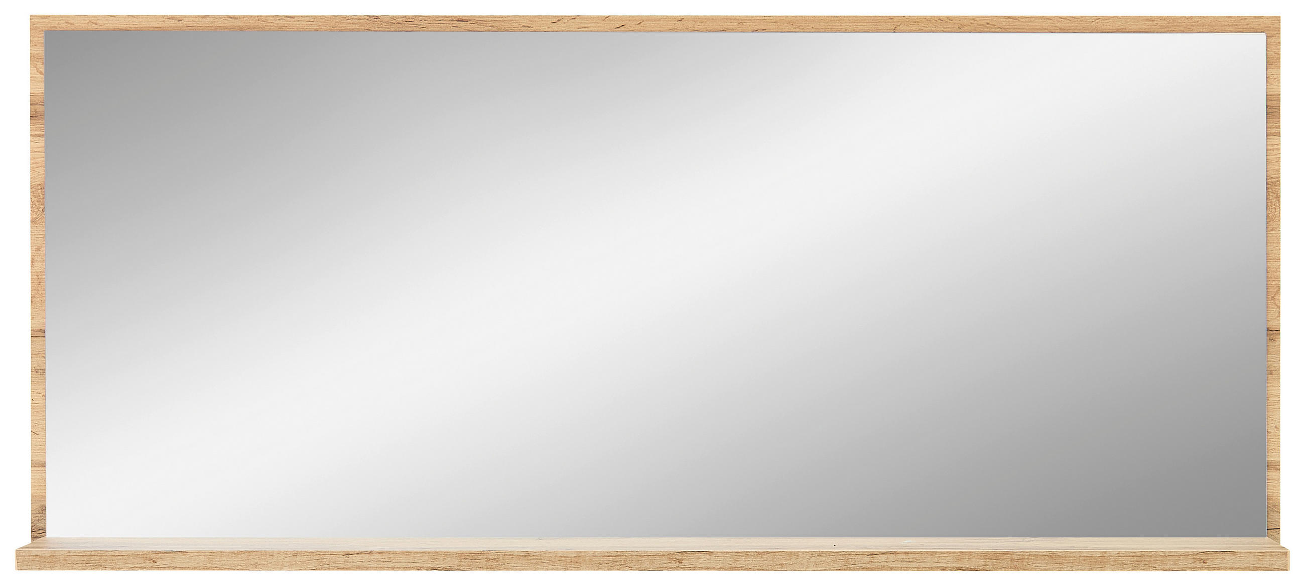WANDSPIEGEL 135/60/17 cm    in rechteckig  - Eichefarben, Basics, Glas/Holzwerkstoff (135/60/17cm) - Xora