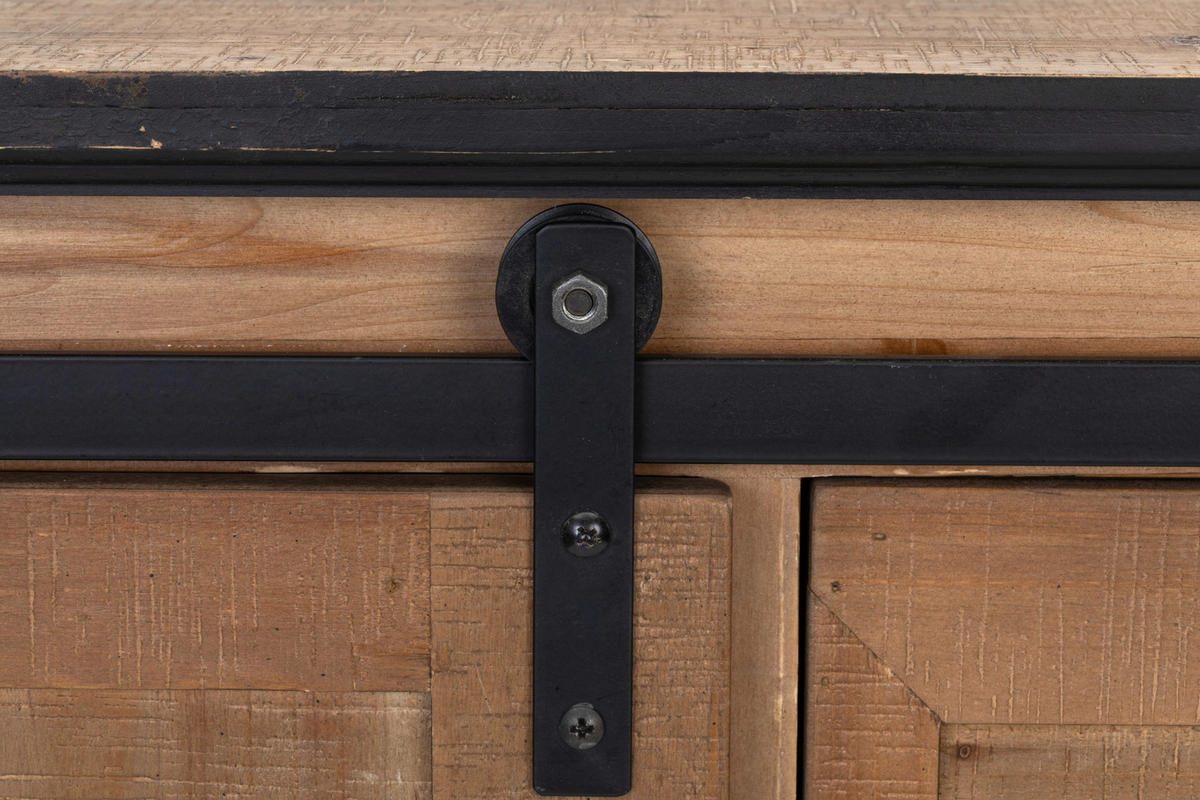 HIGHBOARD  in 120/86/40 cm  - Schwarz/Naturfarben, LIFESTYLE, Holz/Holzwerkstoff (120/86/40cm) - Livetastic