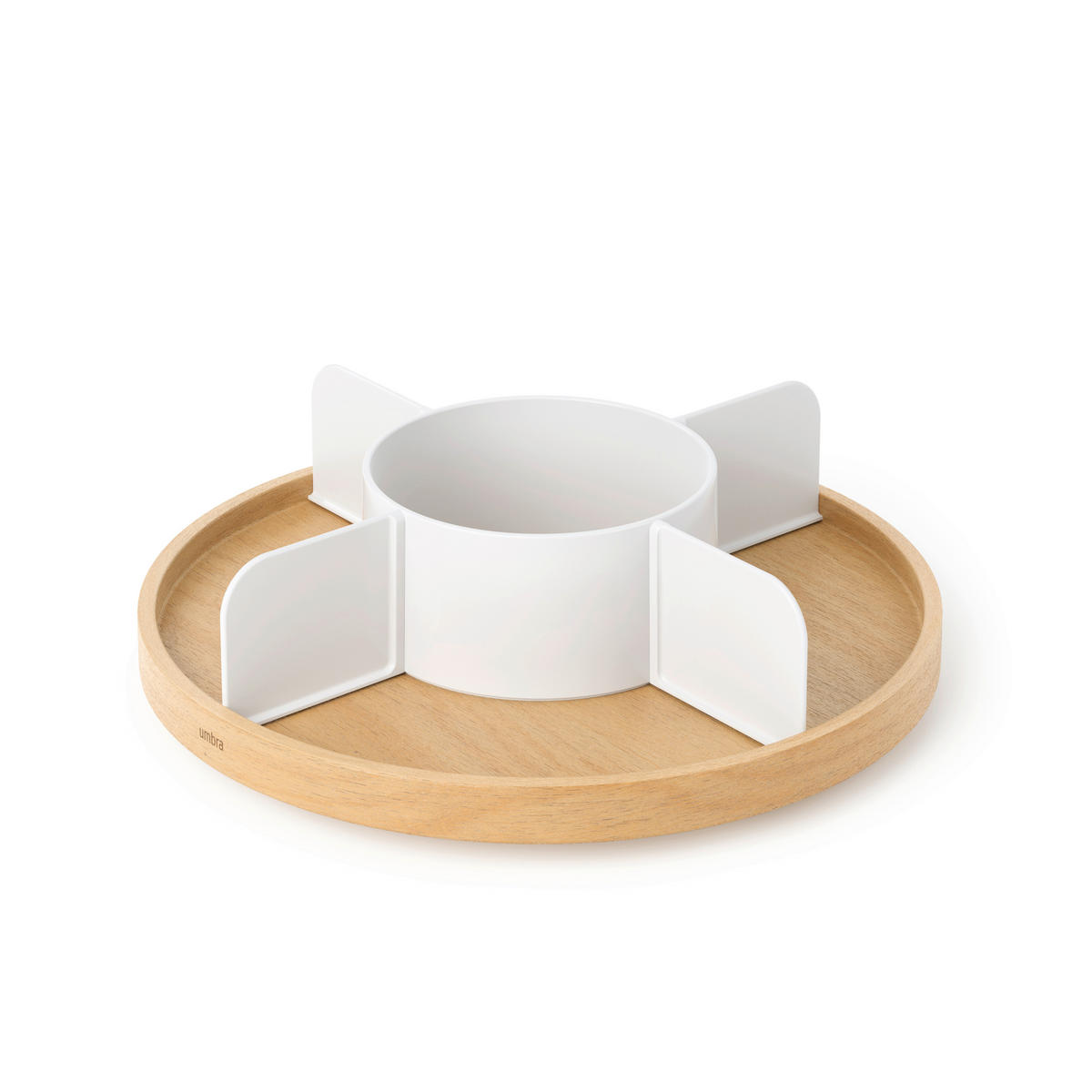 ORGANIZATOR  BELLWOOD 30/30/9 cm                  - bela/naravne barve, Basics, umetna masa/les (30/30/9cm) - Umbra