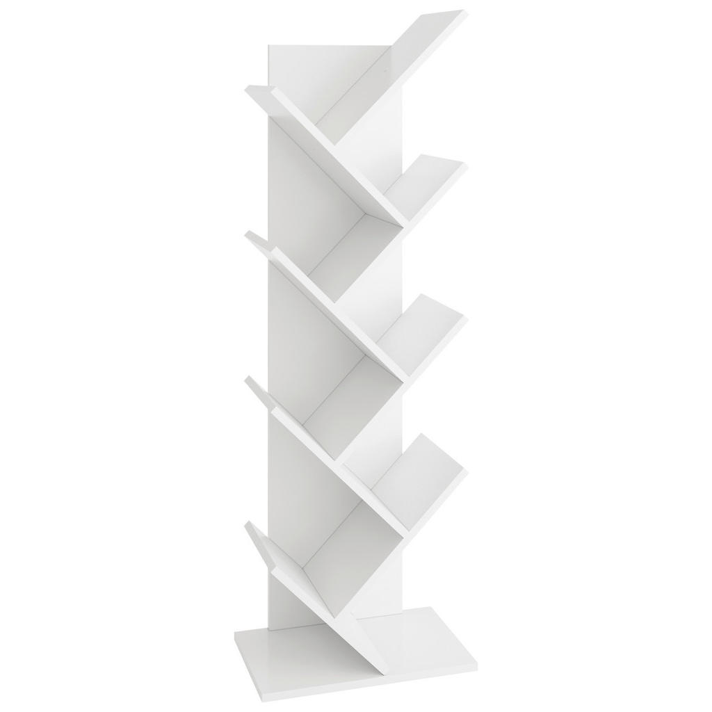 MID.YOU REGÁL, bílá, 42/125/26 cm