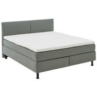 POSTELJA BOXSPRING   x  , žajbljevo zelena  - črna/žajbljevo zelena, Design, kovina (180/200cm) - Beldomo - Sleep