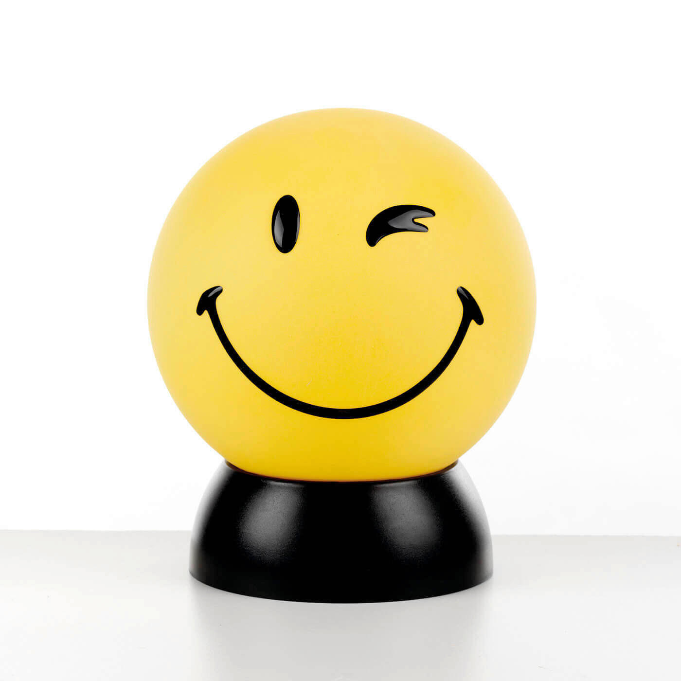 DĚTSKÁ STOLNÍ LAMPIČKA, 15/15/20 cm - černá/světle žlutá, Basics, plast (15/15/20cm)