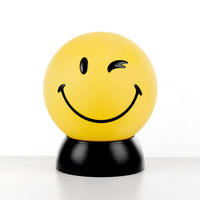 DETSKÁ STOLNÁ LAMPA, 15/15/20 cm - čierna/svetložltá, Basics, plast (15/15/20cm)