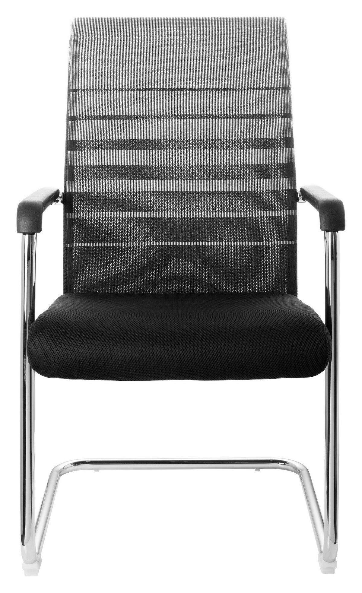 KONFERENČNÍ ŽIDLE - šedá/černá, Moderní, kov/textil (57/104/55cm) - MID.YOU
