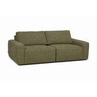 2-SITZER-SOFA MAZA in Grün  - Schwarz/Grün, Design, Textil (222/80/106cm) - Livetastic