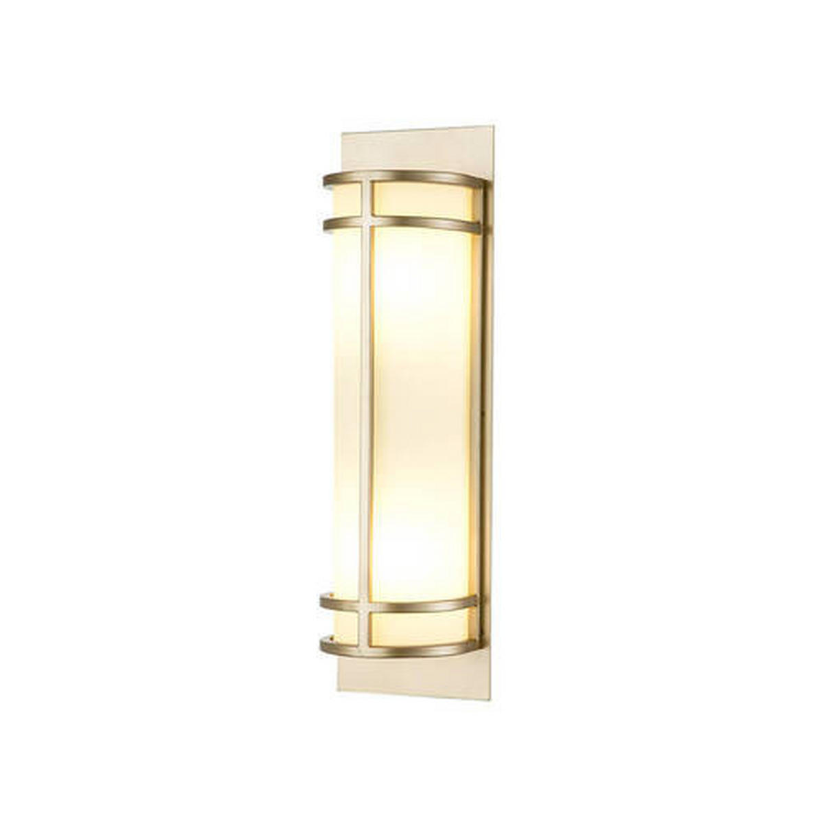 VÄGGLAMPA Fusion   - mässingsfärgad, Klassisk, metall/glas (43,2/12,7/10,2cm) - Elstead Lighting