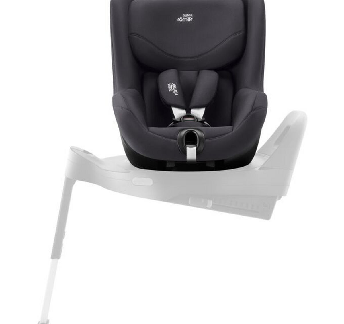 REBOARDER-KINDERSITZ Dualfix 5Z  - Dunkelgrau, Basics, Textil (44/48/74cm) - Britax Römer