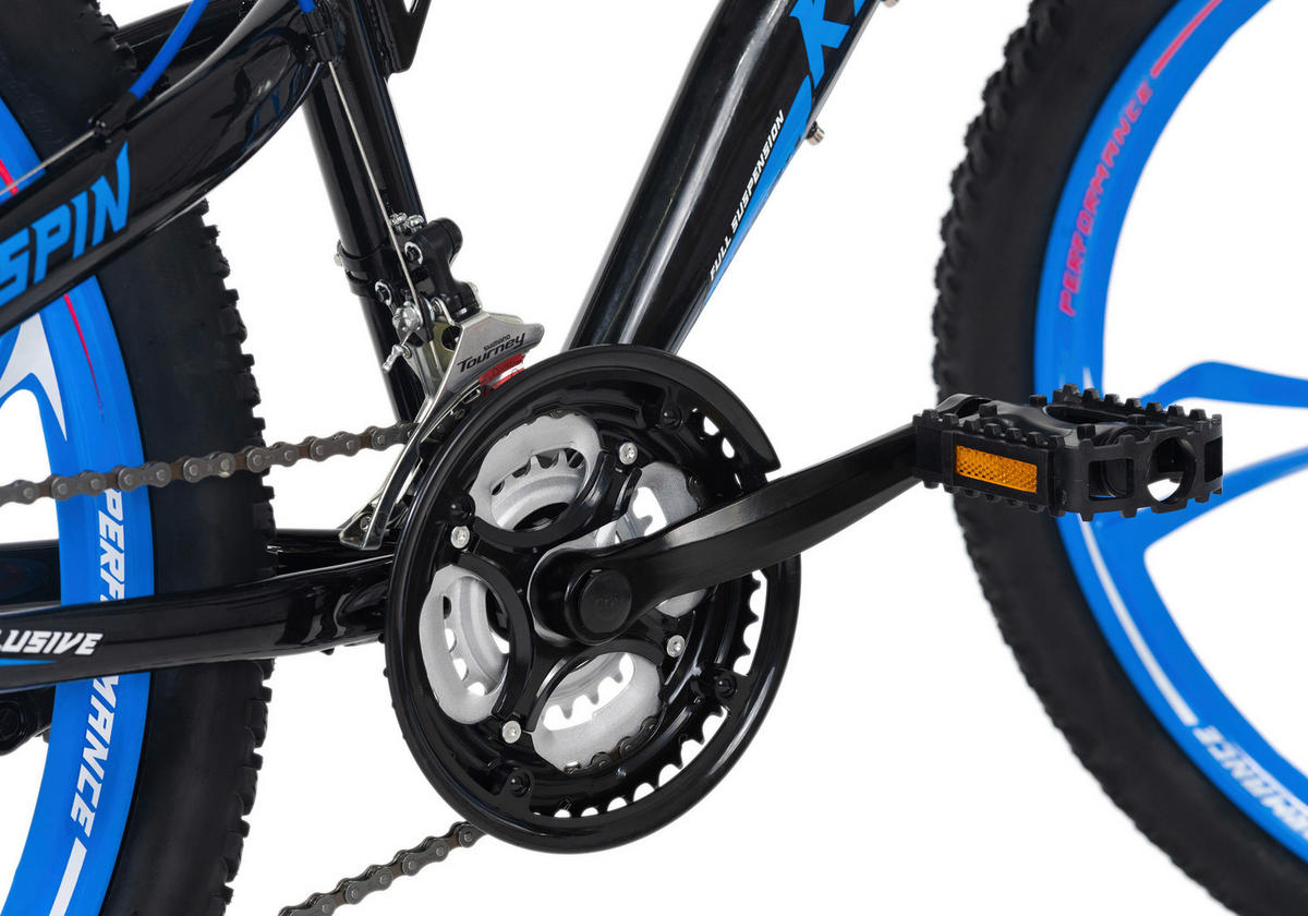 MOUNTAINBIKE 26 Zoll  - Blau/Schwarz, Basics, Metall (180/70/100cm) - Atrigo