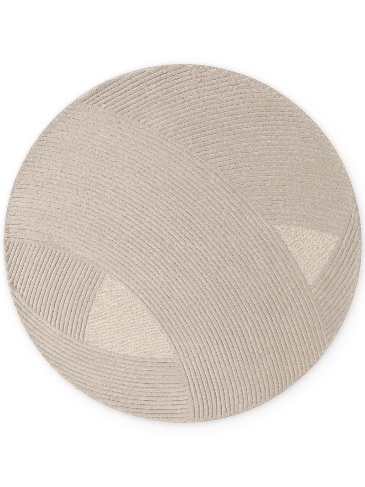 WOLLTEPPICH 200 cm Kensington Beige rund  - Beige, Basics, Textil (200cm) - Ted Baker