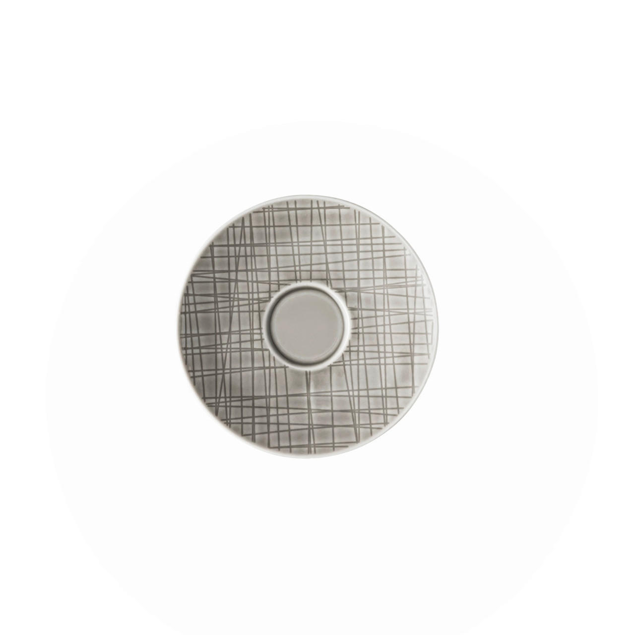 ESPRESSO-UNTERTASSE Mesh 12 cm  - Grau, KONVENTIONELL, Keramik (12cm) - Rosenthal