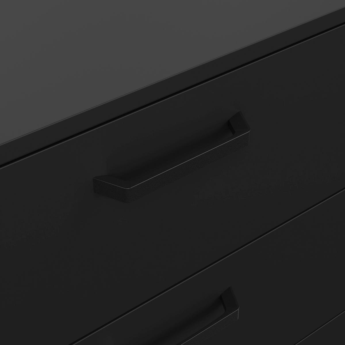 SIDEBOARD 138,7/76,6/39,8 cm  - svart, Design, metall/trämaterial (138,7/76,6/39,8cm) - Best Price