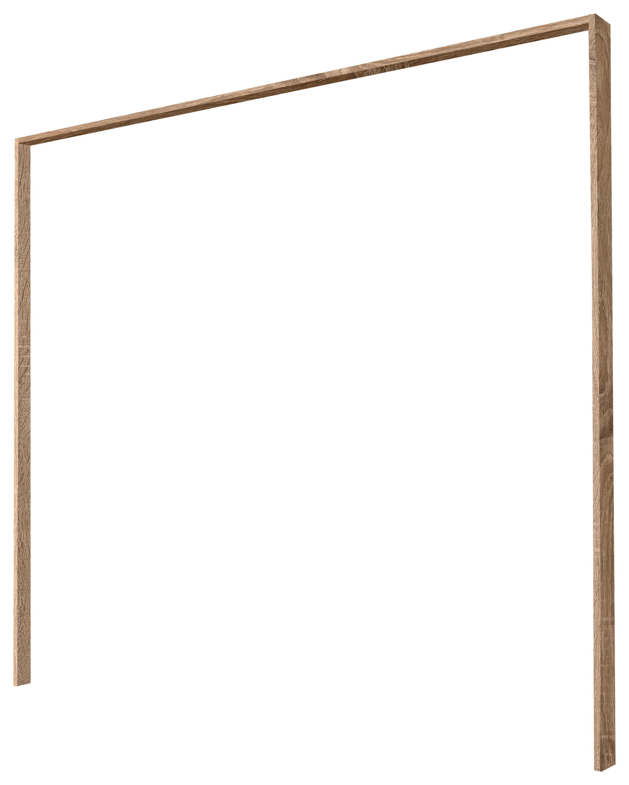 PASSEPARTOUTRAHMEN 231/212/58 cm   - Eichefarben, Basics, Holzwerkstoff (231/212/58cm) - Rauch Möbel