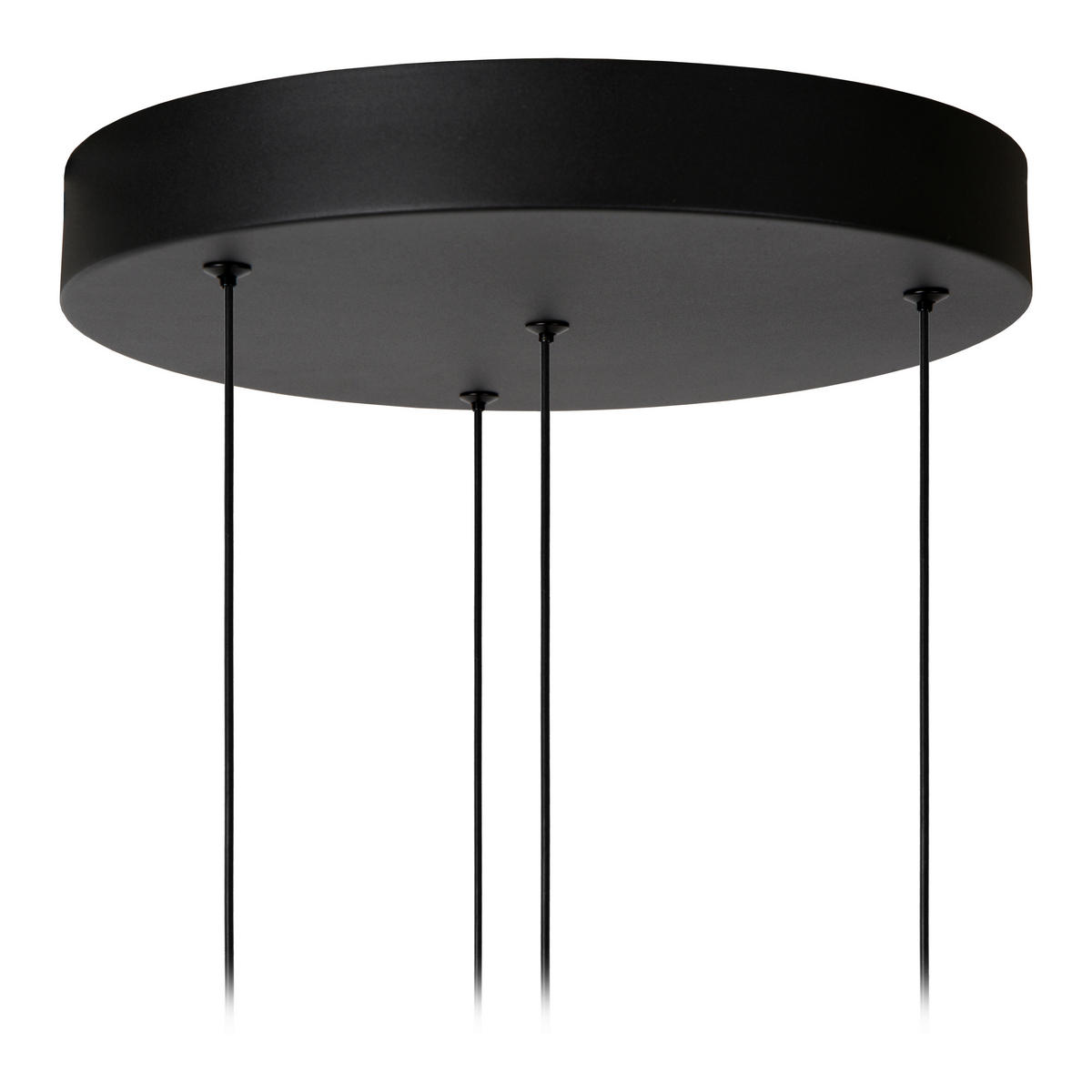 LED-HÄNGELEUCHTE TAMINO 36/36/150 cm   - Schwarz, Design, Metall (36/36/150cm) - Lucide