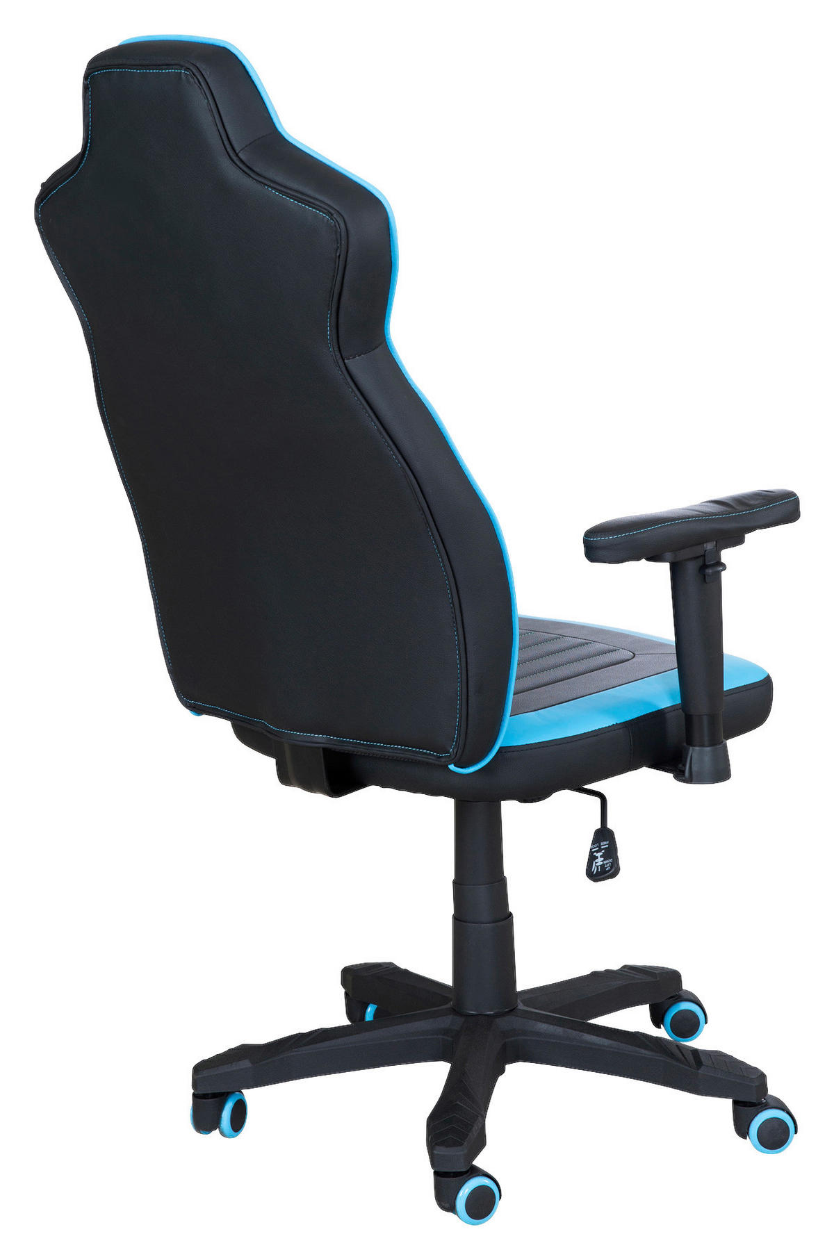 GAMINGSTUHL Blau, Schwarz Kunststoff, Textil   - Blau/Schwarz, MODERN, Kunststoff/Textil (59,5/102,5/66cm) - Minecraft