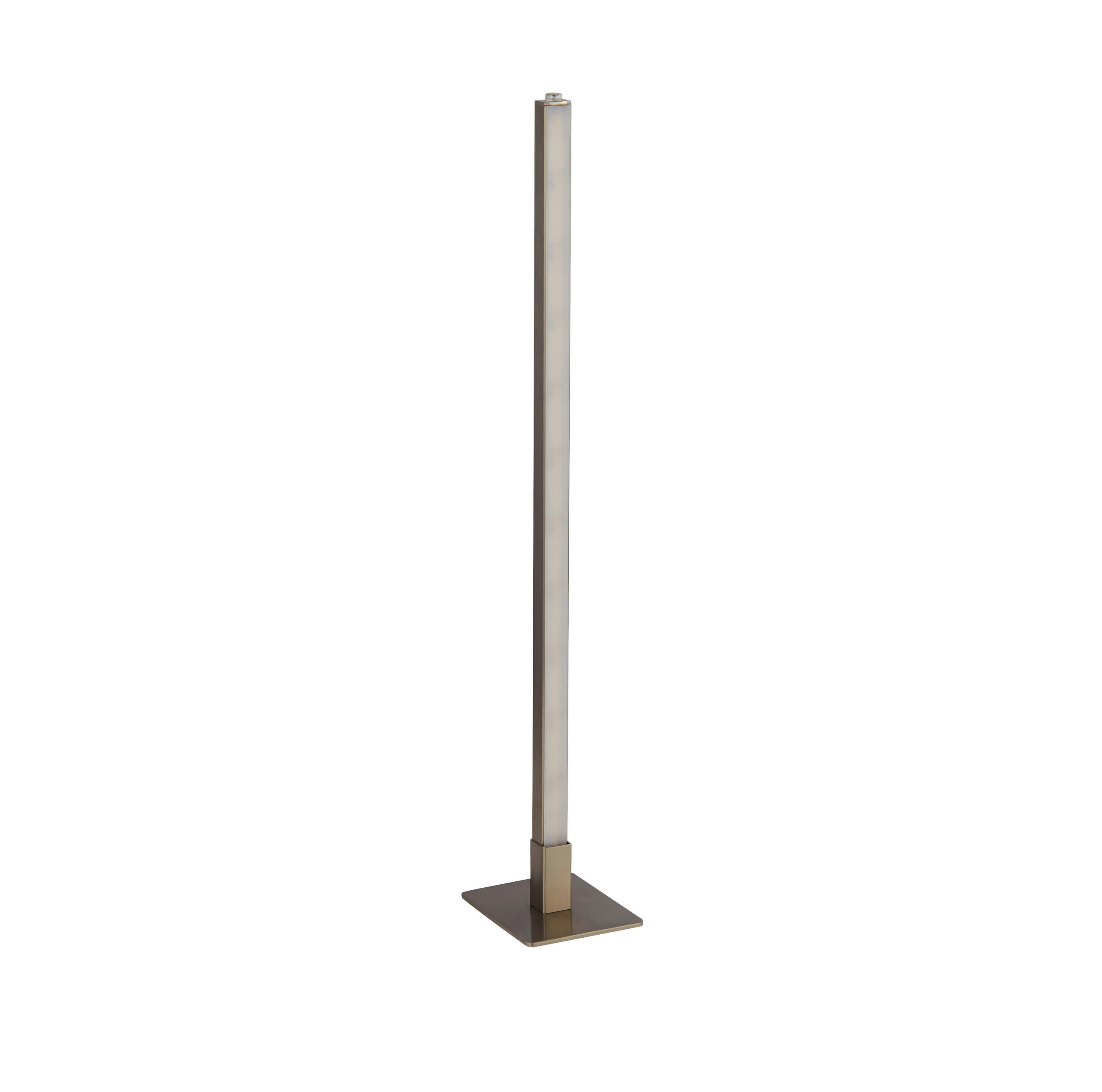 Searchlight Led-Stehleuchte Tribeca Silber, Weiß 10x50x8 cm
