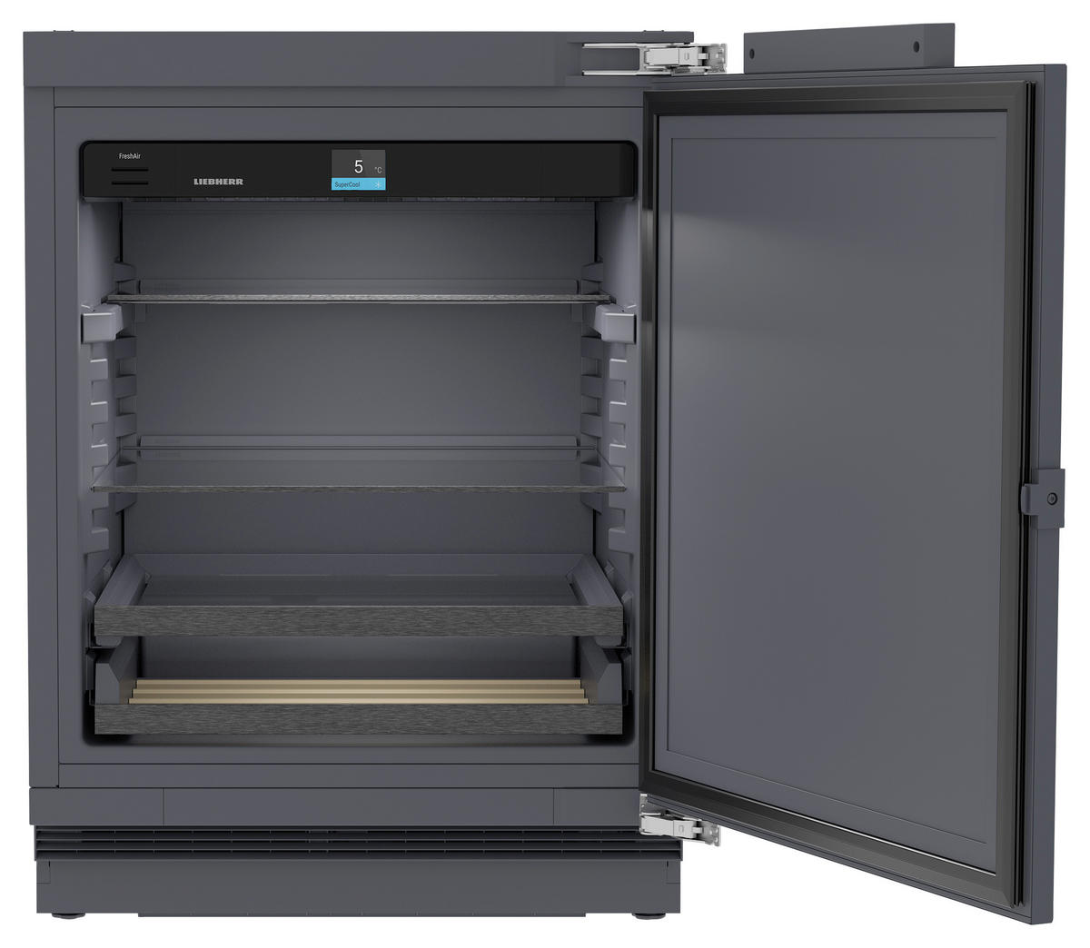 KÜHLSCHRANK 59,7/81,9/56,4 cm UORPR365I-20 Outdoor - Unterbaukühlschrank  - Anthrazit, Basics, Kunststoff/Metall (59,7/81,9/56,4cm) - Liebherr