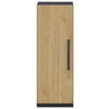 KOMMODE  in 40/112,5/41,9 cm  - Weiß/Hickory, Design, Holzwerkstoff/Metall (40/112,5/41,9cm) - Moderano